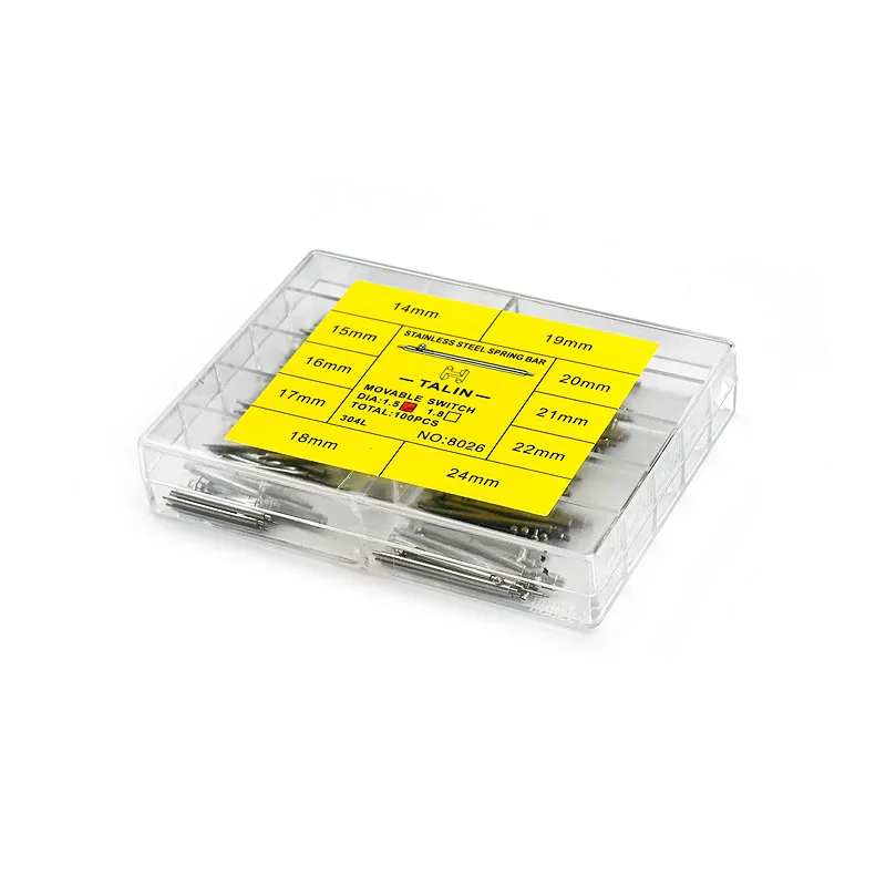 สแตนเลสสตีลนาฬิกาฤดูใบไม้ผลิ14Mm 16Mm 18Mm 20Mm 22Mm 24Mm นาฬิกาฤดูใบไม้ผลิ