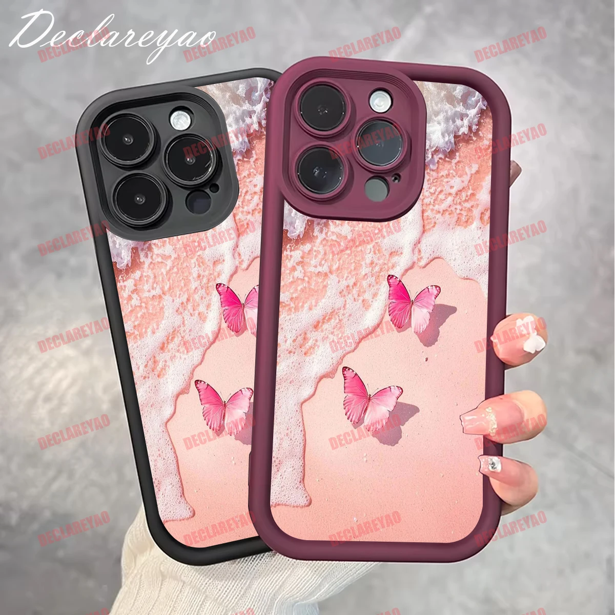 DECLAREYAO حافظة رفيعة وخفيفة الوزن غير لامعة من مادة البولي يوريثان الحراري لهاتف Redmi 9S Plus Sport 13 13R 12S 10C 9A 11 11A K50 12C 9 غير تغطي حافظة مضادة للصدمات