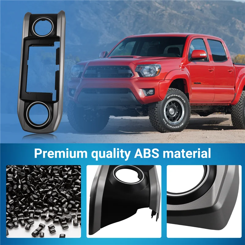 

10.1 Inch Car Fascia Radio Panel For TOYOTA Tacoma 2016+ Dash Kit Install Facia Console Bezel Adapter Plate