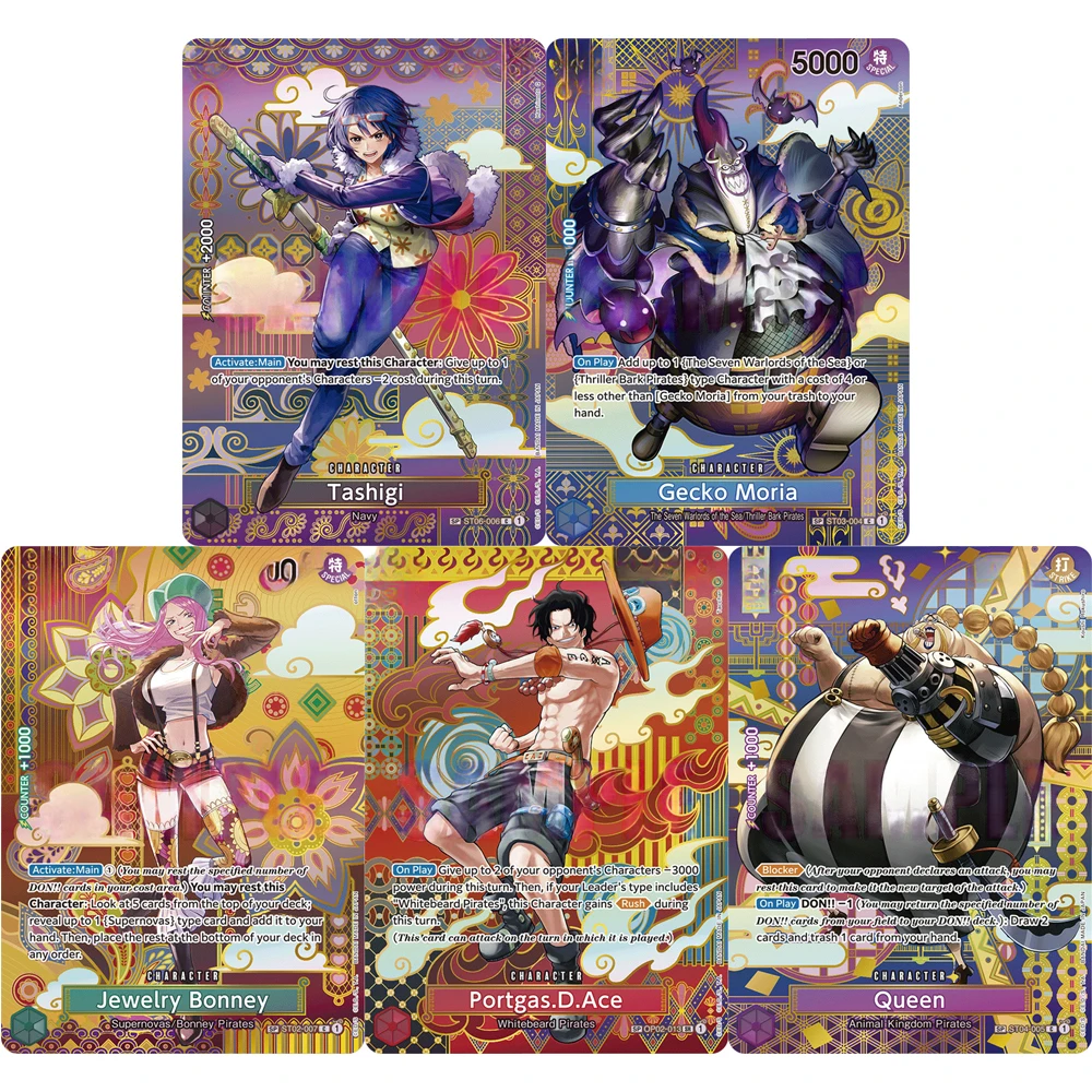 ONE PIECE Collection Cards Enel Edward.Newgate Magellan Boa Hancock Yamato EN DIY High Quality Self Made Game Anime Cards Gift view 5