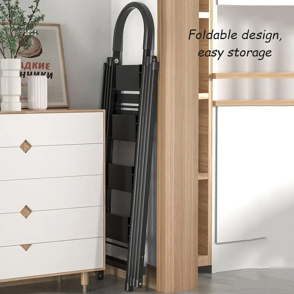 Double-Sided Ladder Drying Rack: Indoor Clothes Dryer, Space-Efficient, Wide Treads for Laundry