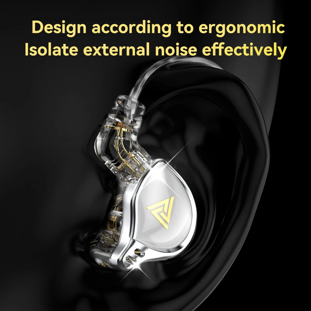 Qkz ak6 zeus/zxd/ak6 ares fones de ouvido com fio com microfone hifi fone de ouvido monitor de música bass fones de ouvido com cancelamento de ruído fone de ouvido