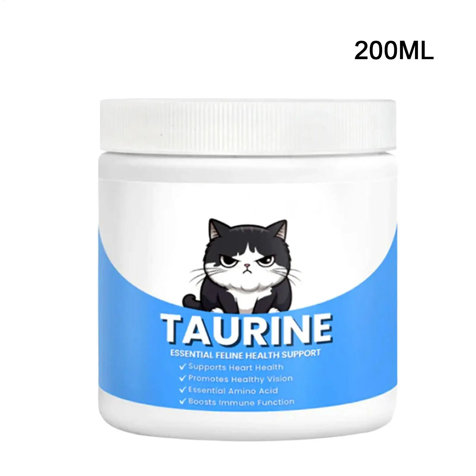 Katzen-Taurin-Pulver zur Unterstützung der Herzgesundheit und -stabilität der Haustiere, Erhaltung der Sehkraft, sanfte Formel, tägliche Pflege, Nährstoffpulver für Haustiere – Detail 12