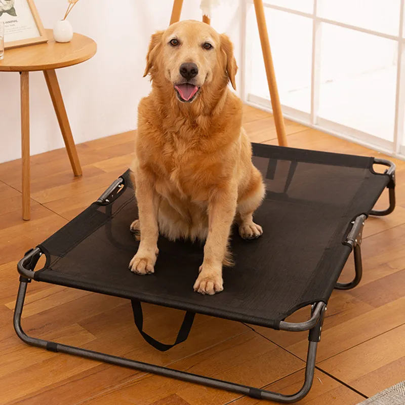 Dogs Bed Breathable Dog Beds for Large Dogs Foldable Camping Sleeping Kennel Anti-moisturizing Chew Proof Dog Bed Hanging Kennel