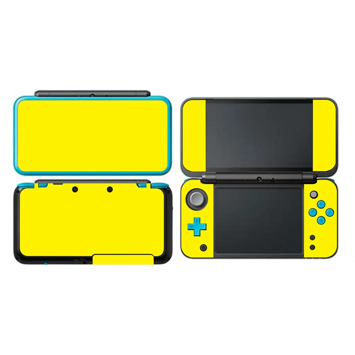 10 Pure Clean Solid Colours Vinyl Skin Sticker Protector for Nintendo New 2DS XL LL Skins Stickers