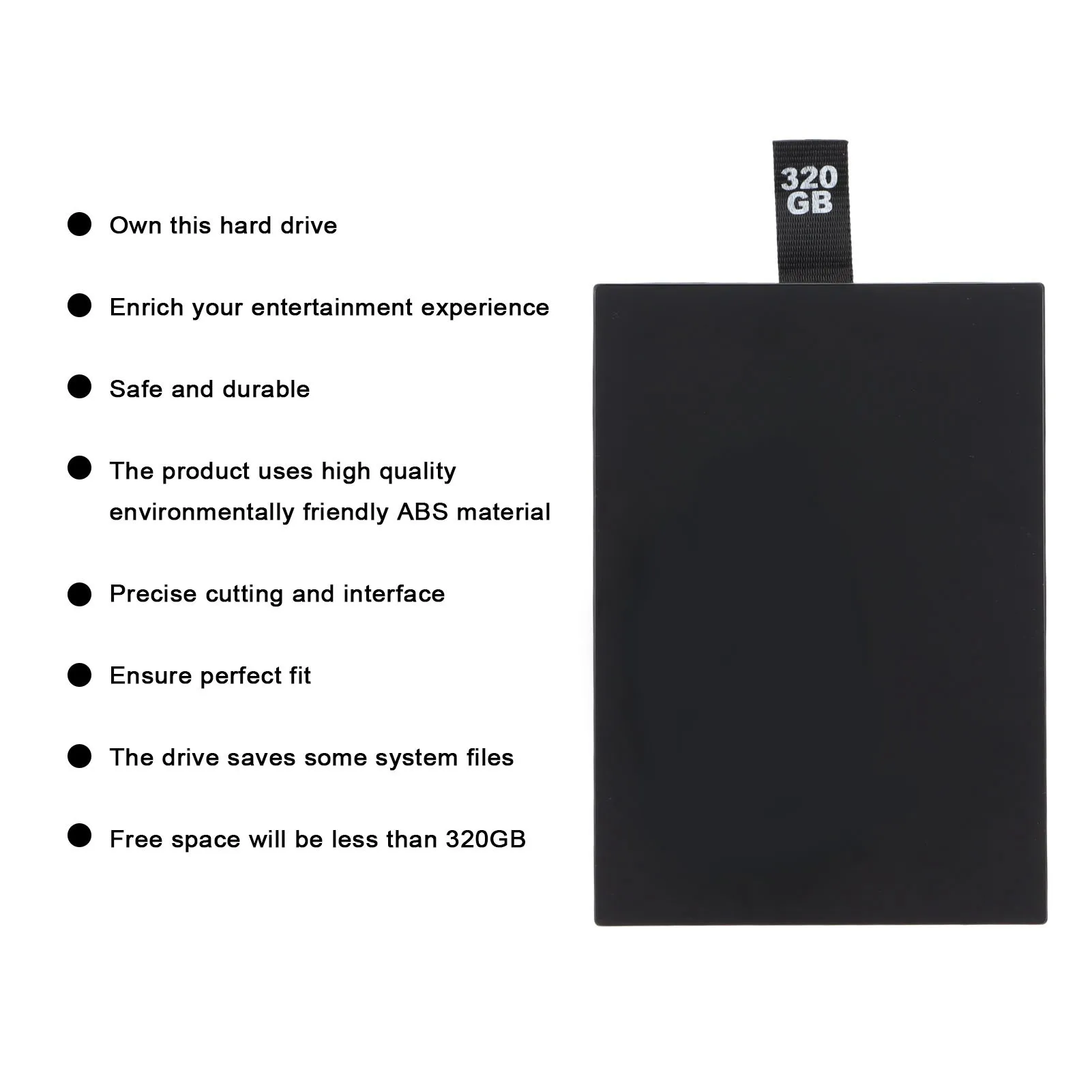 

320 GB Internal Hard Disk Drive Ultra Slim Portable Hard Drive for Microsoft Xbox360 Slim Games Internal Memory Devices