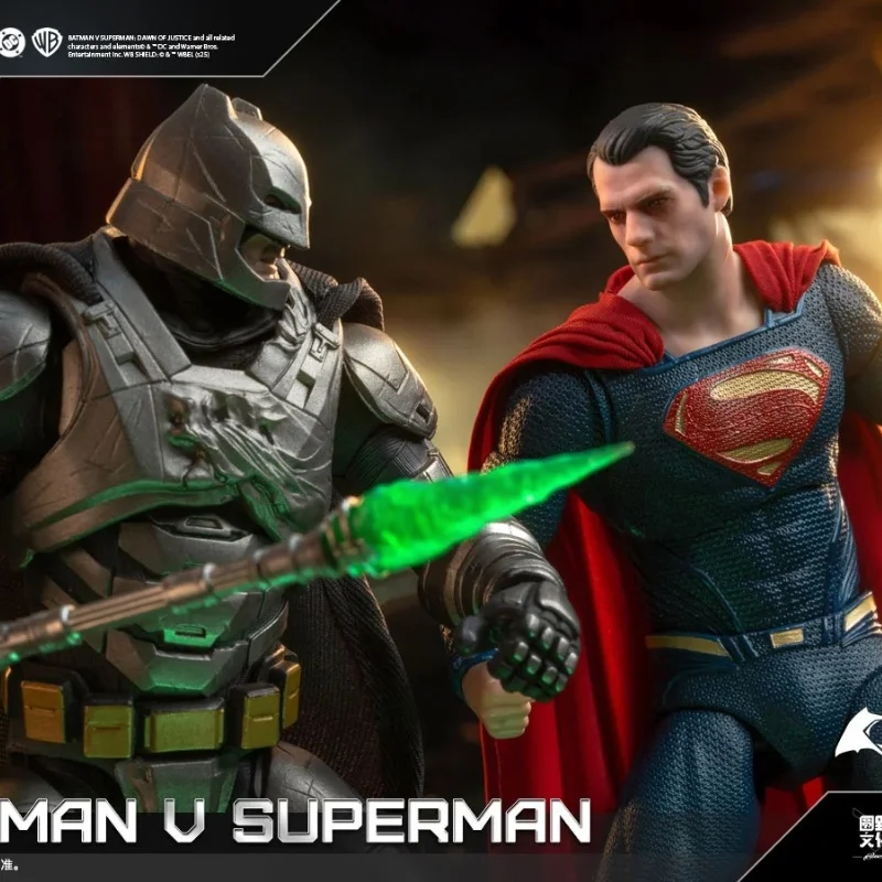 

Genuine Pre-Sale 1/9 Scale Fondjoy DC Hero Batman V Superman BVS Deluxe Set Movable Anime Action Figure Collectible Model Toy