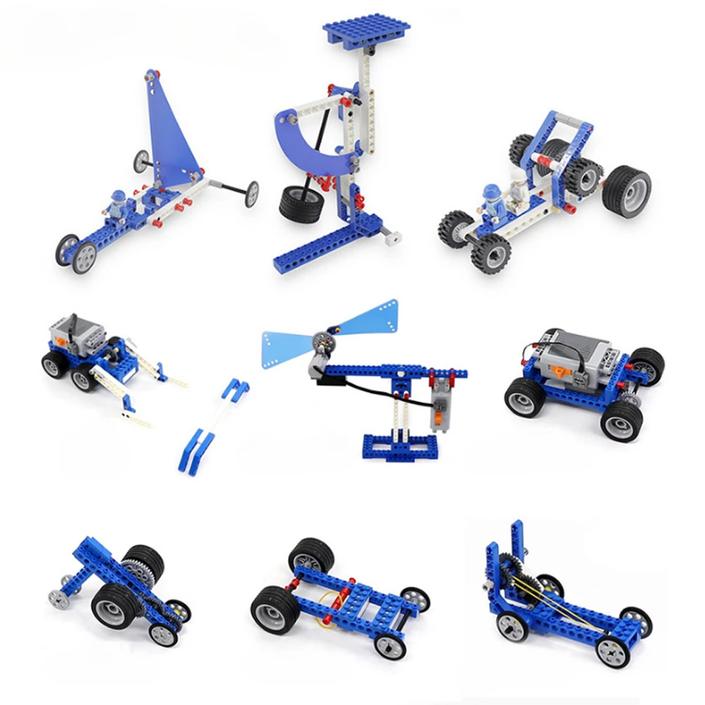 9686 Technische Teile Multi-Technologie Programmier-Lernset MOC Kleine Bausteine Power Function Set Lernbaukasten