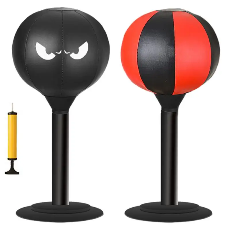 Desktop Punching Bag Desk Boxing Bag With Suction Fun Punch Rage Bag Table Cup Stress Relief Tabletop Punching Bag With Air Pump