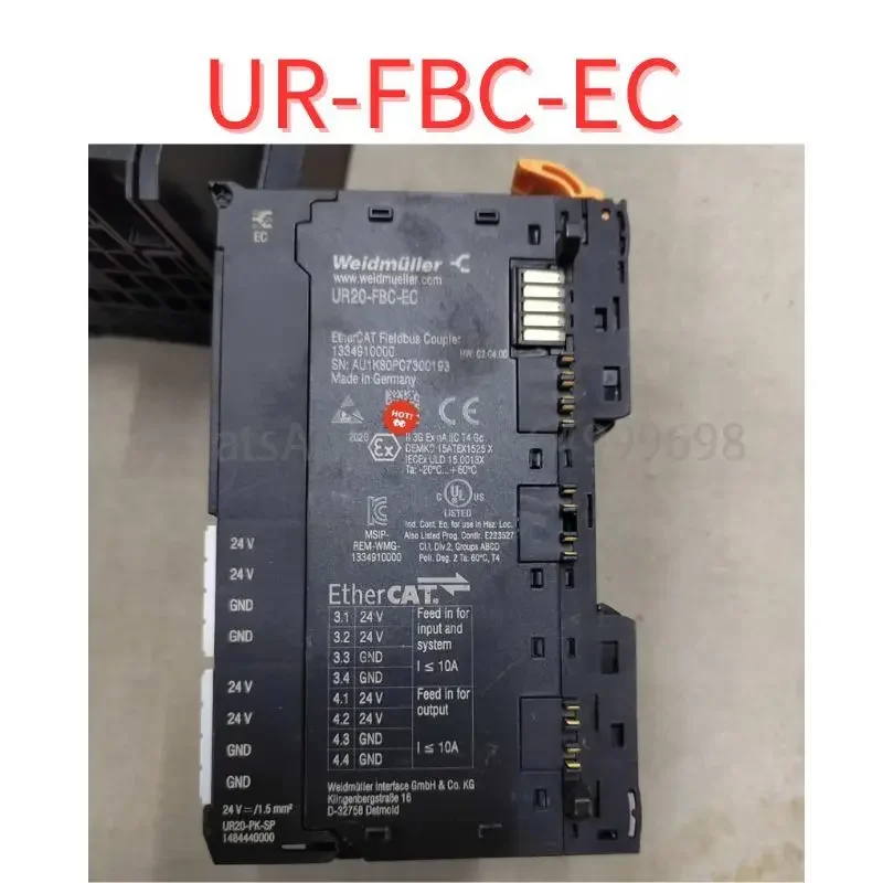 Second-hand Controller UR20-FBC-EC communication module test OK