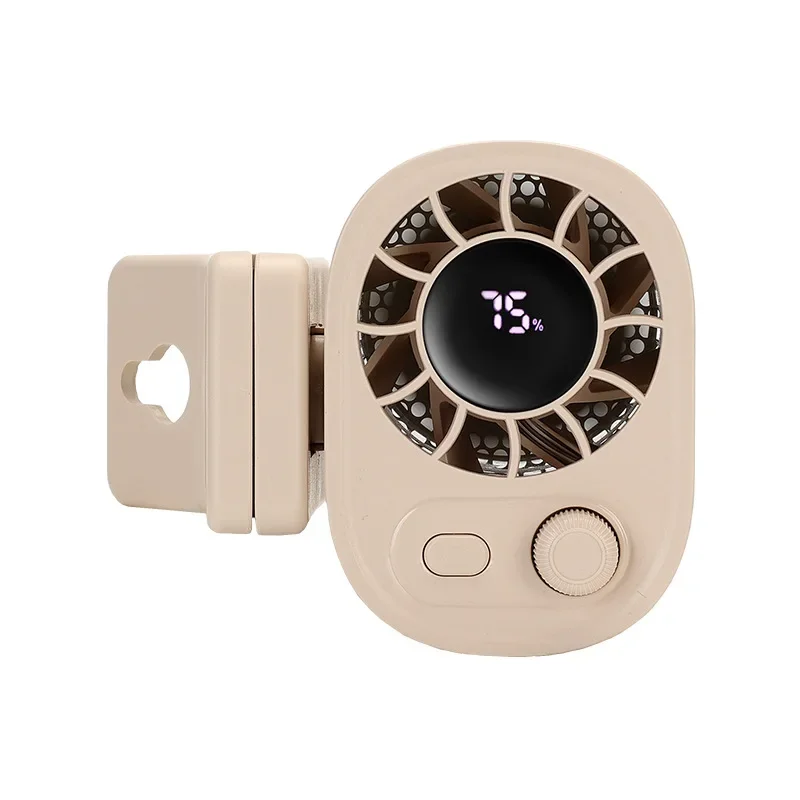 Portable Desktop Fan With Waist Clip And 360 Degree Rotation_voghion.com
