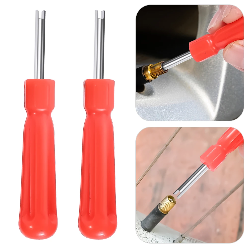 

Tire Valve Stem Core Remover Screwdriver Car Slotted Handle Tire Repair Install Hand Tools Universal Auto Bicycle Accessories