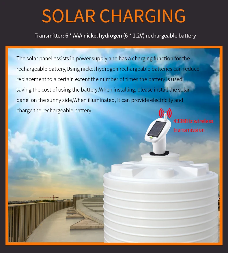 Moray ME201W Tuya App Ultraschall-Wasserstanrkennung Hochpräzise Fernflüssigkeitsstandsanzeige Wasserstandsensor 1420 Moray ME201W Tuya App Ultraschall-Wasserstanrkennung Hochpräzise Fernflüssigkeitsstandsanzeige Wasserstandsensor 1420