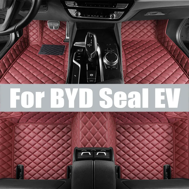 

for BYD Seal EV / DMI 3D TPE Car Floor Mats Trunk Pad All-Weather Auto trunk mat (Left Hand Driver)