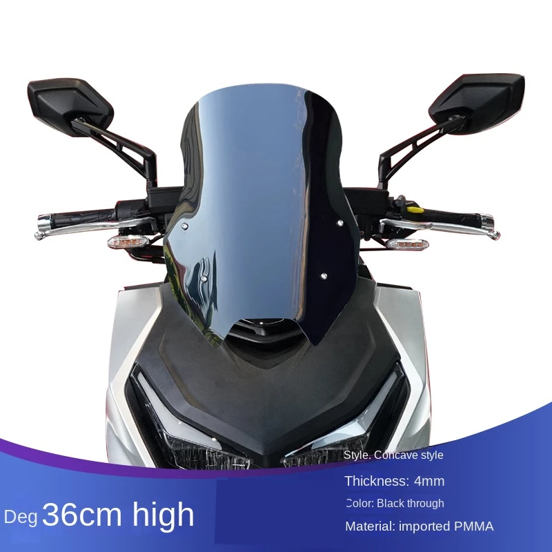 FOR KymCO KRV180 modified windscreen, sport windscreen, competitive, imported glass small, front