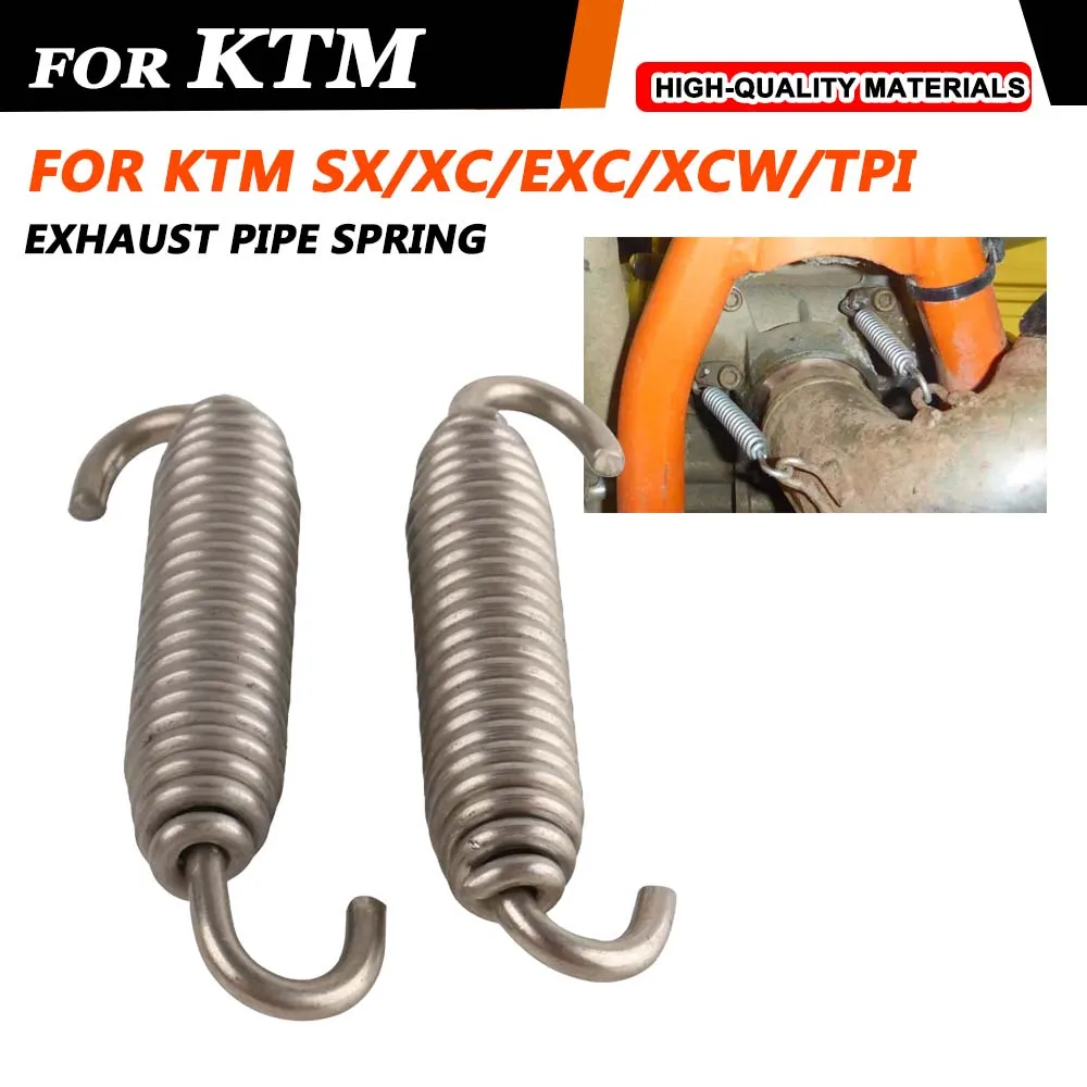 For KTM 250 300 EXC SX XC XCW TPI 2017 - 2024 2025 EXC300 Motorcycle Accessories Exhaust Pipe Spring Tailpipe Retaining Springs