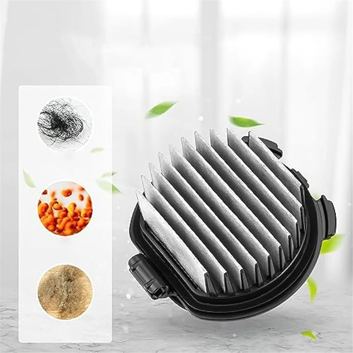 2Pcs Vacuum Cleaner Filter for PV-BJ700G-013 PV-BF700-009 Replacement and Mildew Prevention Control