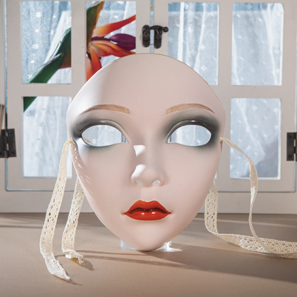 Beauty Mask Cosplay Party Anime Mask Carnival Hand-Painted Mask Masked Party Diy Party Decorations Role Play Costume Accessories