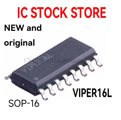 2PCS New and Original VIPER16L SOP16 VIPER16 SOP-16 IC VIPER16