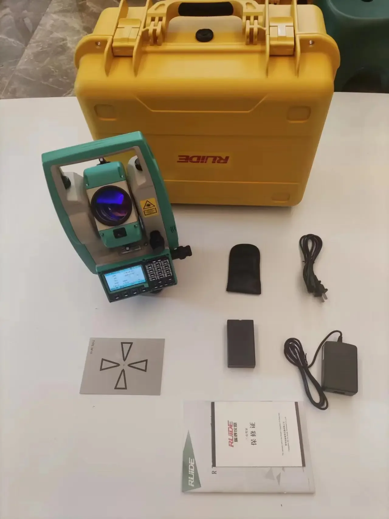 Estação total Theodolite Eletrônico Examinando Instrumentos, Alta Precisão, 2 ", RTS-822R10M-RCS