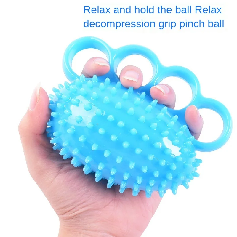 Finger Grip Ball Massage Rehabilitation Training Elderly Exercise Ball Hand Finger Strength Circle Grip Device Stroke Hemiplegia