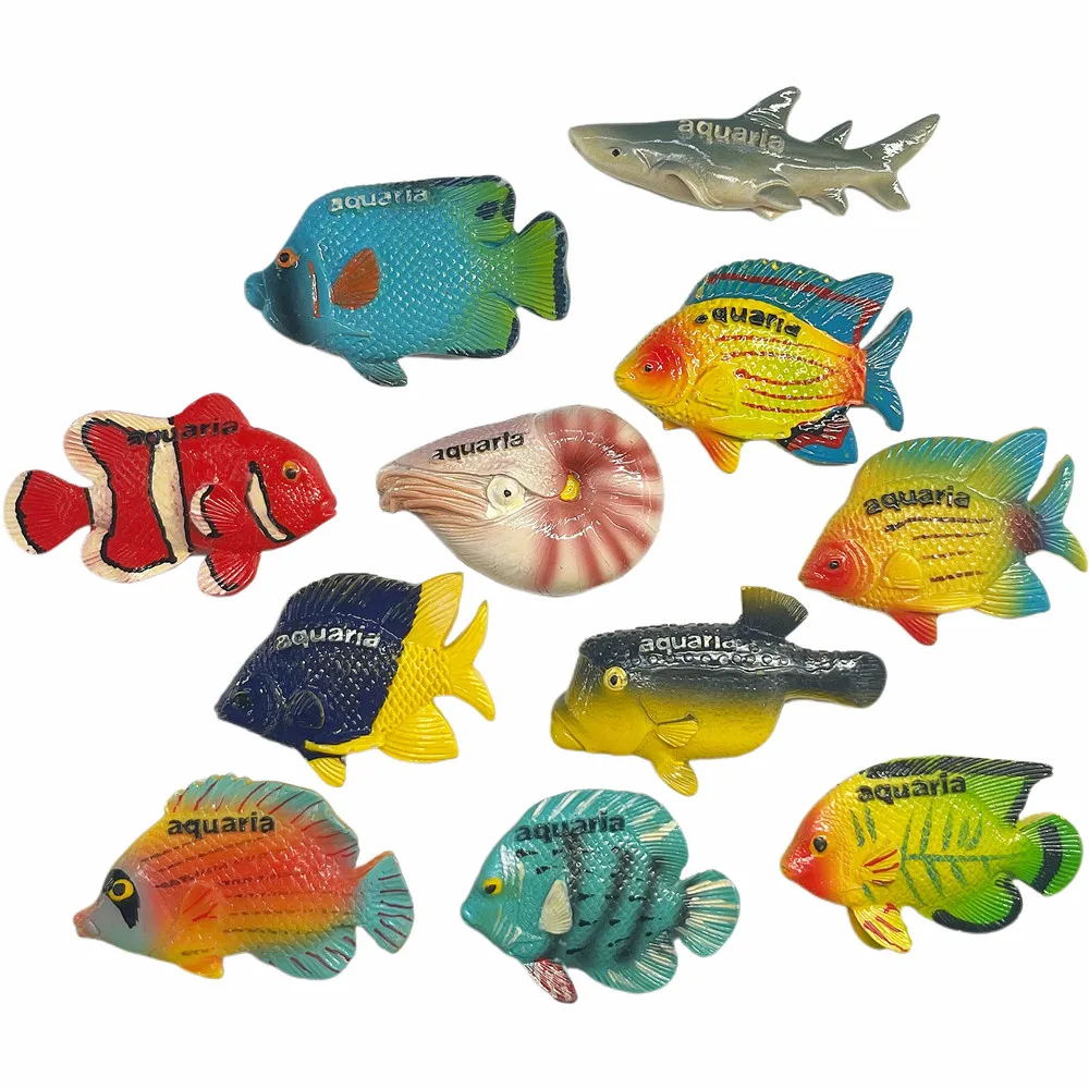 Bahamas Tropical Fish 3D Fridge Magnet, Resin Marine Life Souvenir, Gift & Collectible