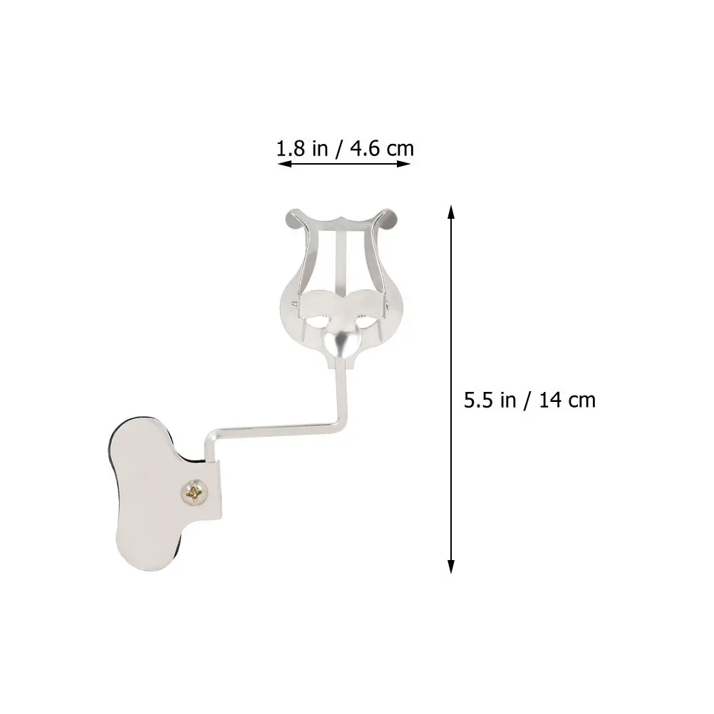 1 pezzo di supporto per punteggio portatile con clip per fogli, supporto per note musicali facile da usare per strumenti orchestrici