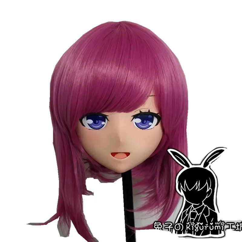 

(Rabbit 106) Resin Cross Dressing Full Head BJD Cosplay Doll Mask Anime Production.I.G Yuzuriha Inori Kigurumi Mask