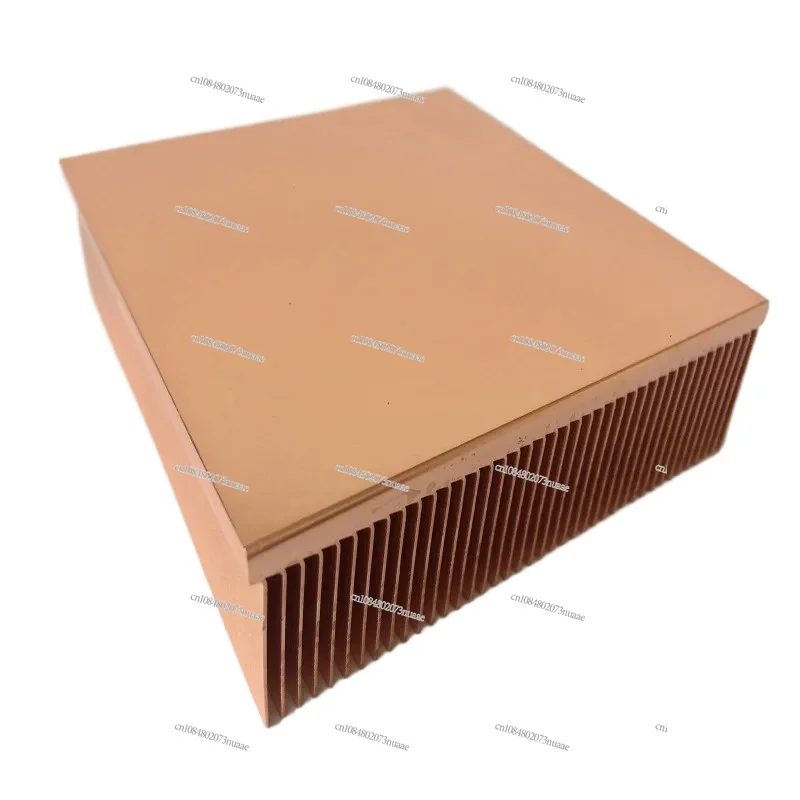 Pure Copper Heatsink 40x40x10mm Skiving Fin DIY Heat Sink Radiator for Electronic CHIP LED IC Cooling Cooler