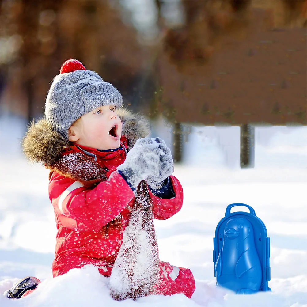 3 Pcs Snowball Fight Penguin Clip Child Globe Kids Toys Plastic Outdoor for Game