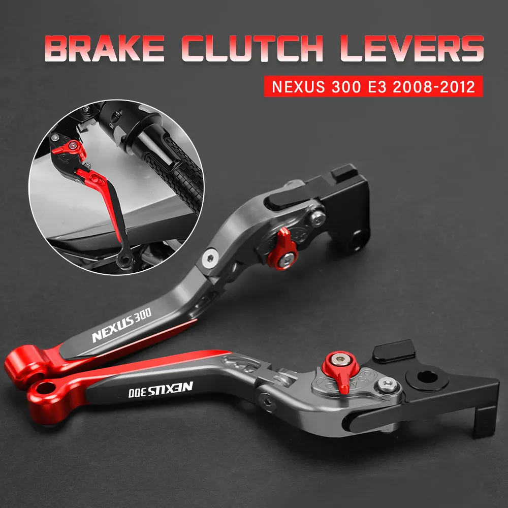 

Motorcycle Accessories Folding Adjustable Handle Brake Clutch Levers For GILERA Nexus 300 Nexus300 E3 2008 2009 2010 2011 2012