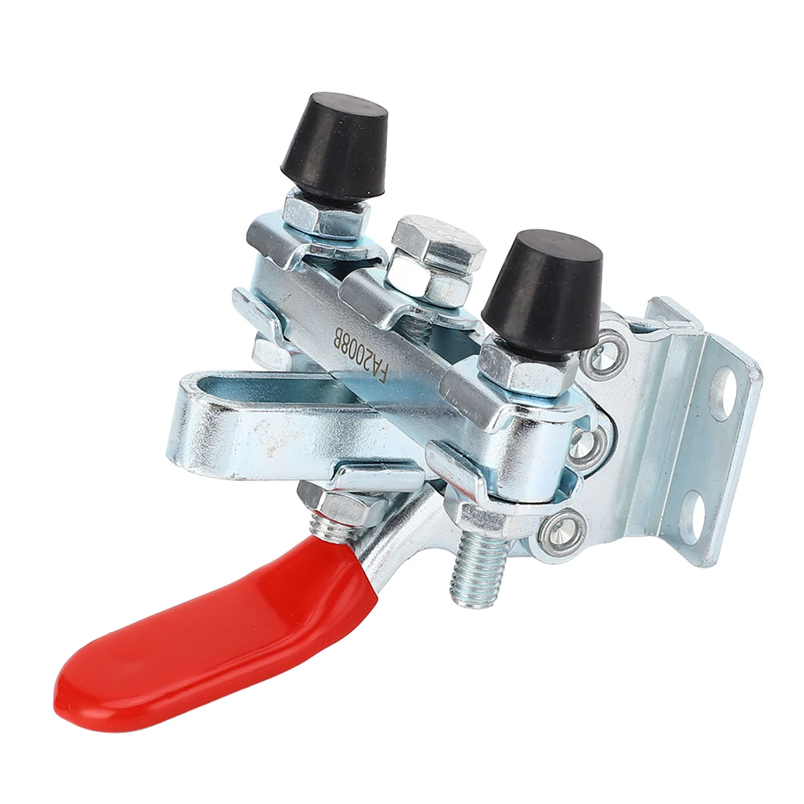 FA2008B Quick Release Horizontal Clamp High Carbon Steel Dual Heads Hold Down Toggle Clamp