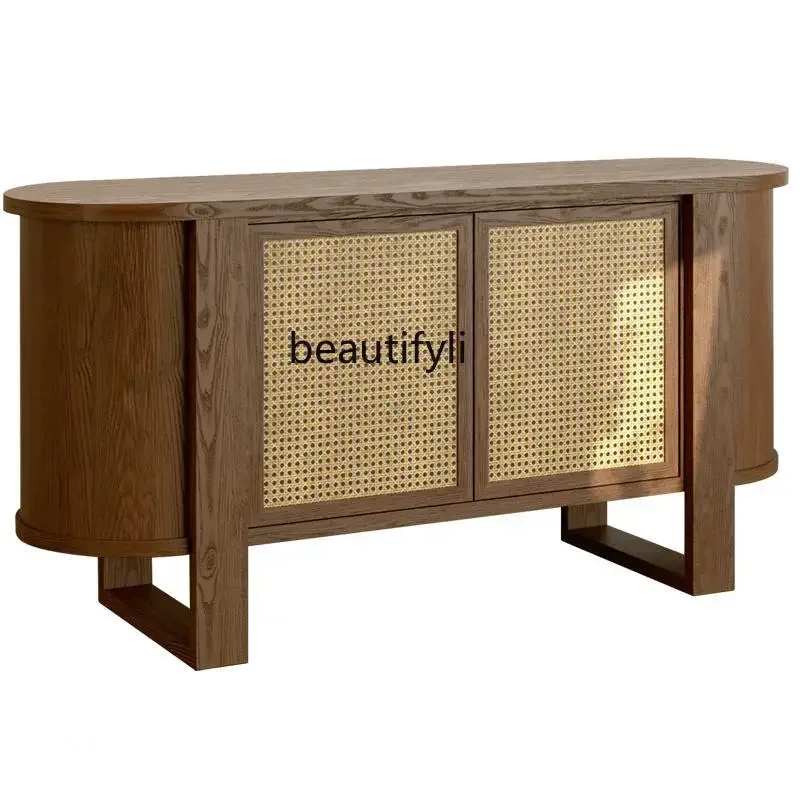 

Modern Minimalist Aromatherapy Centerpiece Cabinet Fragrance Store Display Cabinet Beauty Salon Display Rattan Aroma Tabl