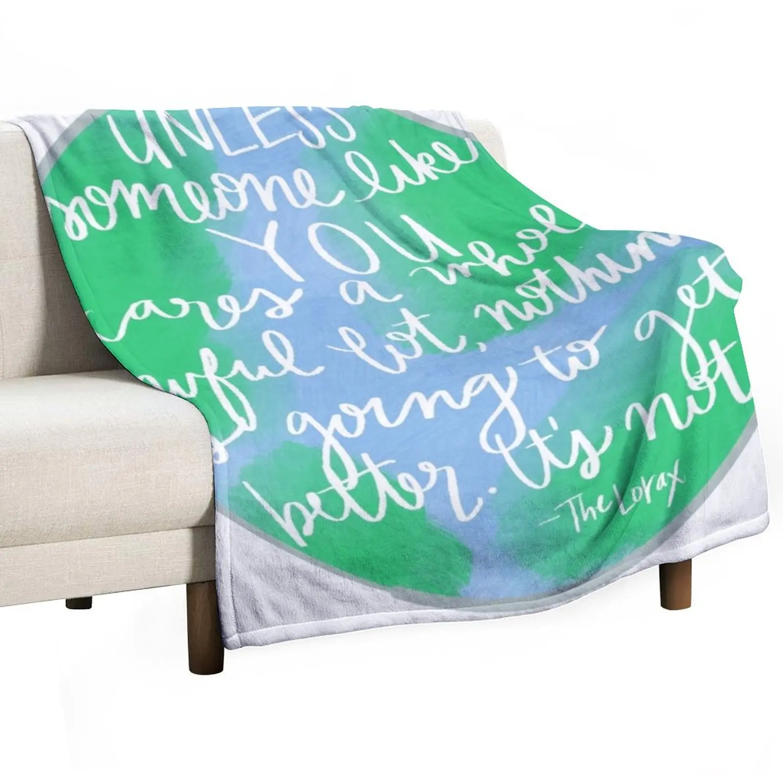 

Unless - Earth Day Throw Blanket Quilt Retros Furry bed plaid Blankets