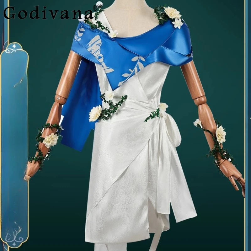 Anime Białe Ubrania z Kwiatami dla Mężczyzn Gra Identity V Cosplay Moda Zestaw do Odgrywania Ról Dorosły Love Live Comic Con Strój