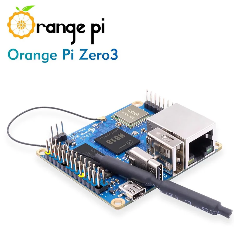 Imagem -05 - Orange pi Zero Placa de Desenvolvimento 4gb Ram Ddr4 Allwinner H618 Mini Computador Wifi5 bt 5.0 Laranja pi Zero3 Placa Única