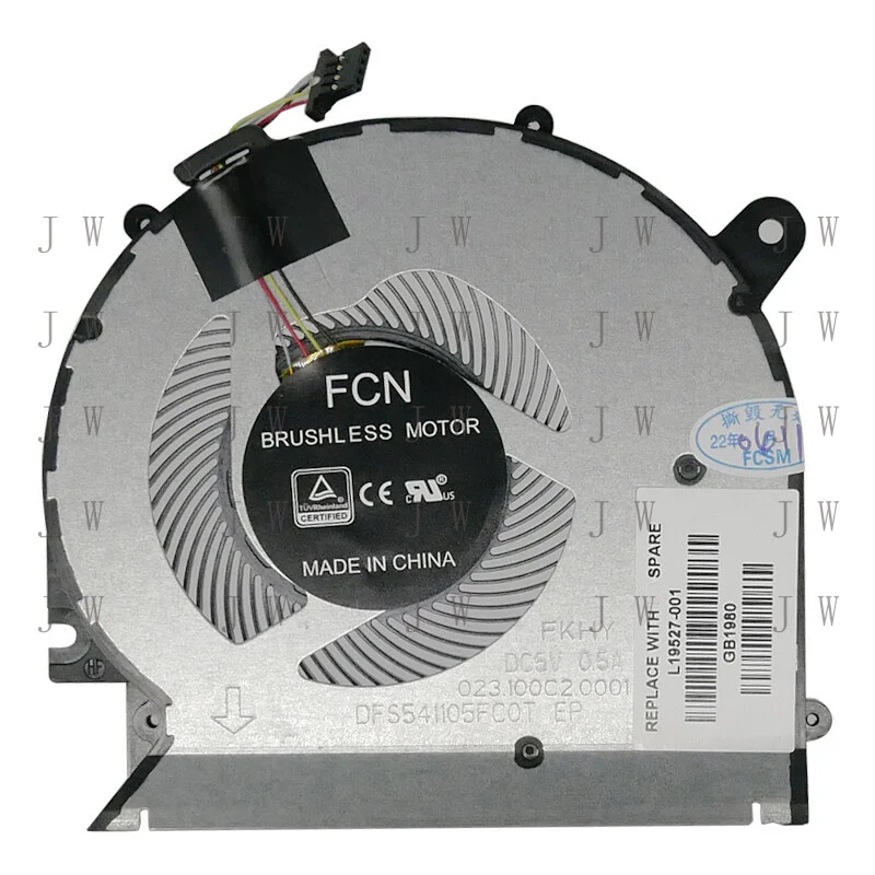 

DDW for HP ENVY13 13-AH 13-AH1025CL Fan TPN-W136 Notebook CPU Cooling L19526-001