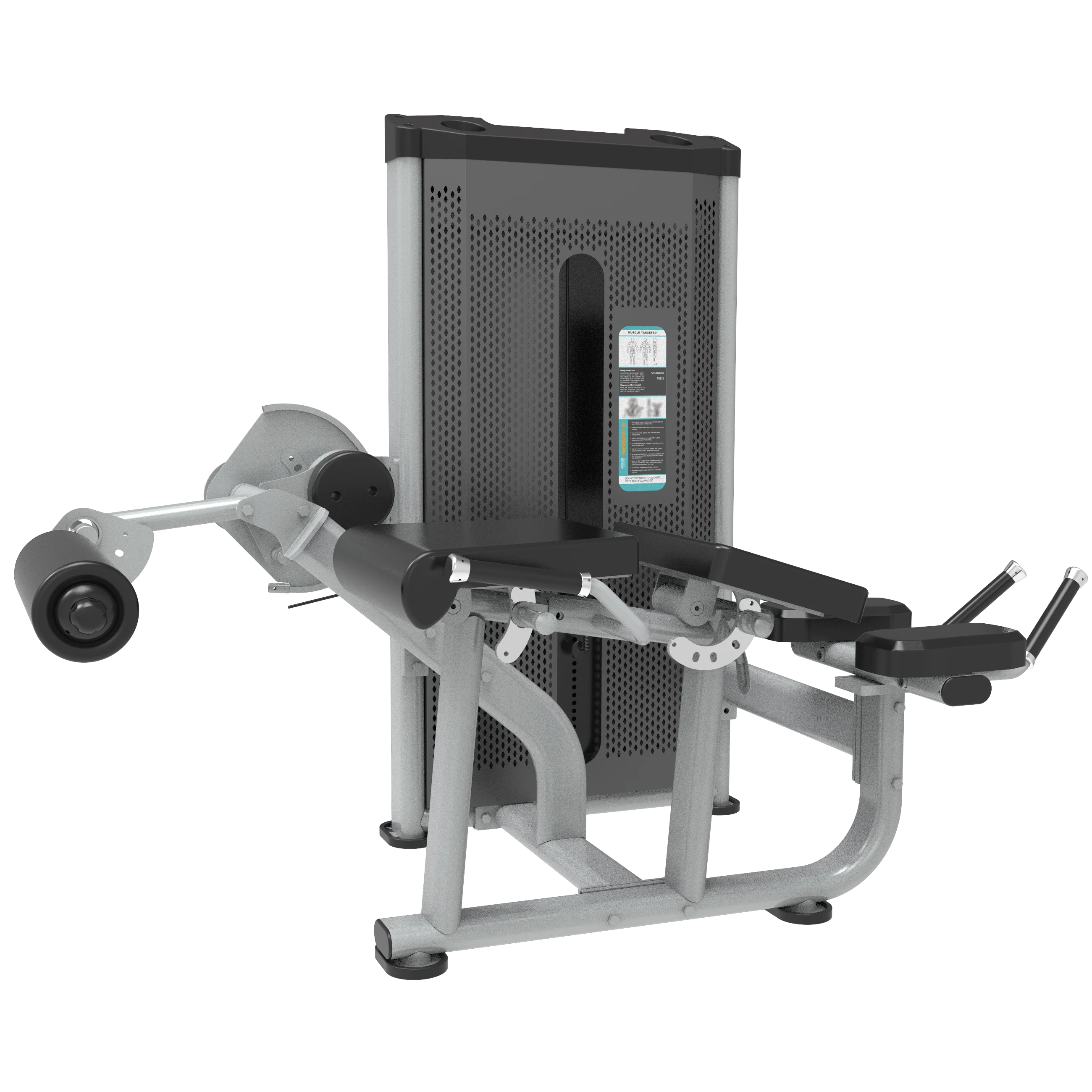 Commercial Prone Leg Curl & Leg Extension Machine | Dual Function Lower Body Trainer