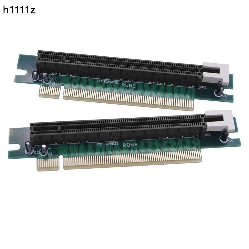 90/180 Degree PCI Express 16X Male to Female PCIE Riser Card PCI-E X16 to X16 Slot Protect Tool Adapter for 1U 2U PC Server Case