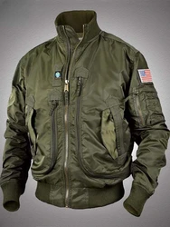 Veste coupe-vent imperméable MA-1 pour hommes, vestes de chasse pour hommes, vêtements de travail, décharge extérieure, multi-poches, nouveau, WORK2023