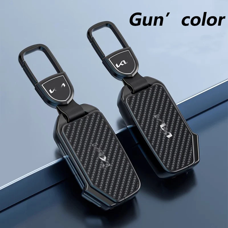 Alloy Car Remote Key Case Full Cover For KIA Carens Sportage R GT Stinger GT Sorento Ceed CD Cerato Forte Protection Accessories