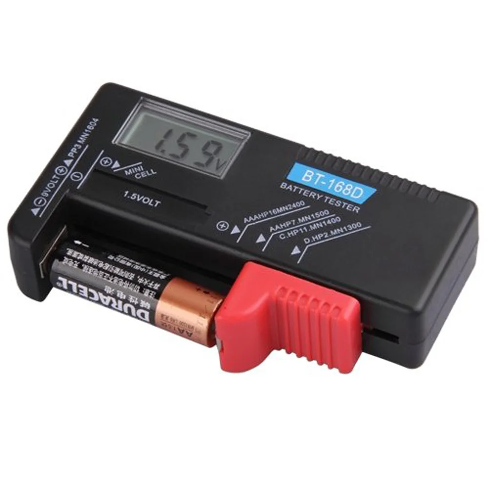 

Universal Tester for 9V 1.5V Aa Aaa Cell Button Voltmeter Checker Tester