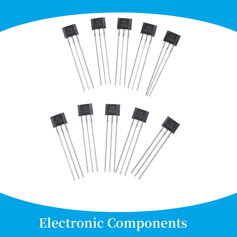 10pcs Hall element 49E OH49E SS49E linear Sensor Hall sensor