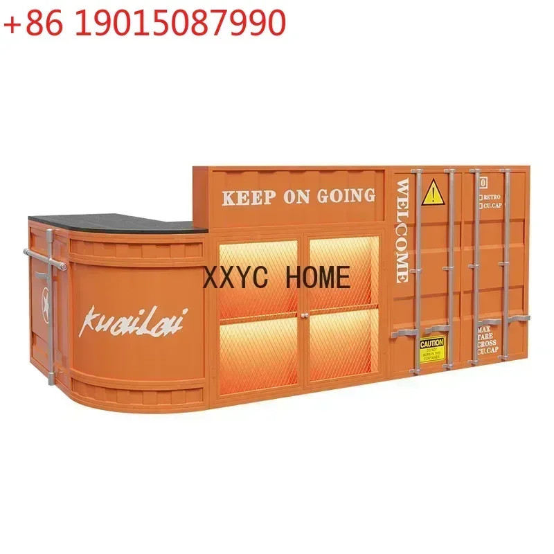 Ball Barbecue Shop Cashier Retro Commercial Reception Desk