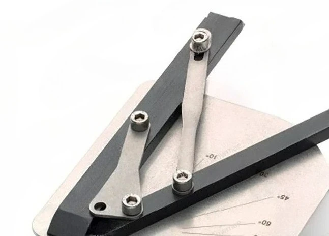 Bending Angle-Setting Fixture | Magnetic Front Support for Sheet Metal Press Brakes