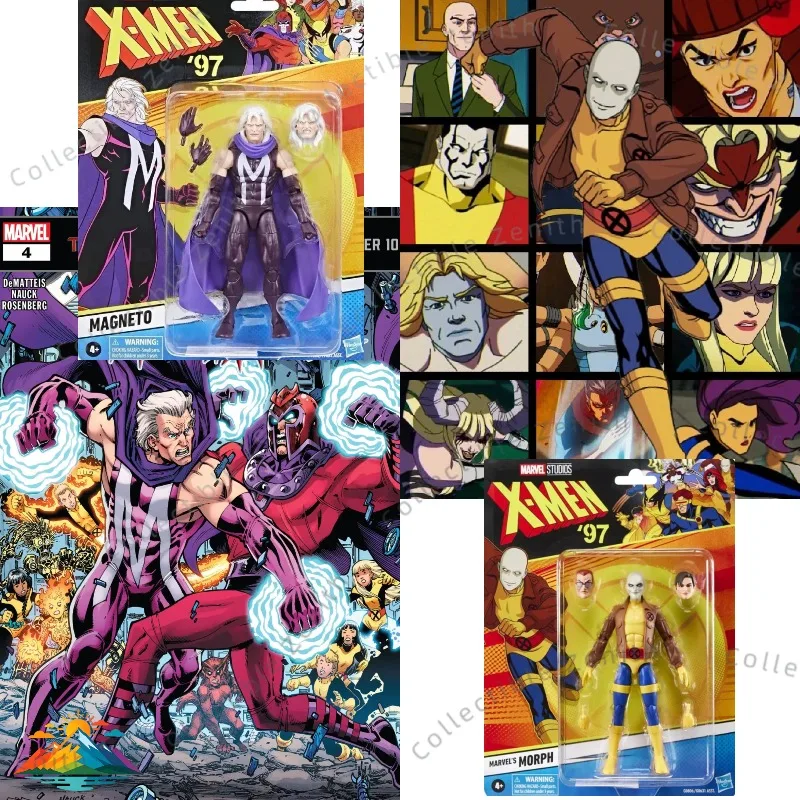 

В НАЛИЧИИ: Набор коллекционных фигурок Hasbro Marvel Legends X-Men '97 Морф и Магнето, 6 дюймов (15 см), коллекционная модель, игрушка в подарок