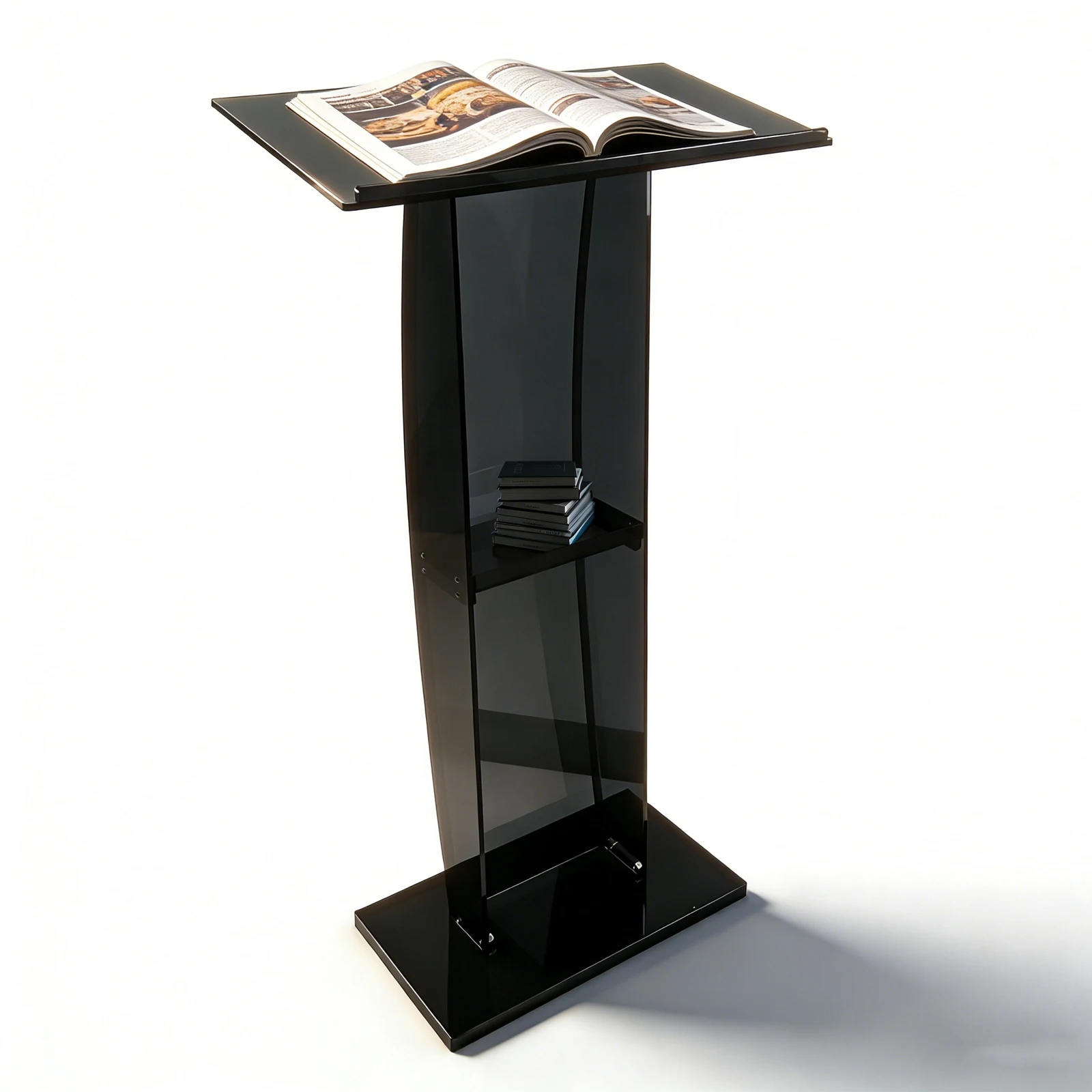 Black Acrylic Podium Stand 47