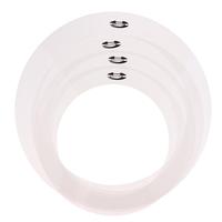 Tooyful A Set of Drum Muffler Dampening Rings Tone Control 10'' 12'' 14'' 16'' for Drum Set Parts Accessories