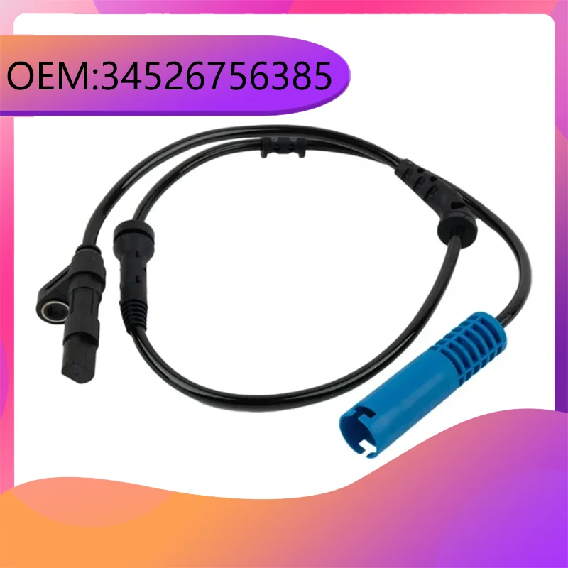 Front Right Left ABS Wheel Speed Sensor Compatible for MINI COOPER R50 R52 R53 Replacement 34526756385