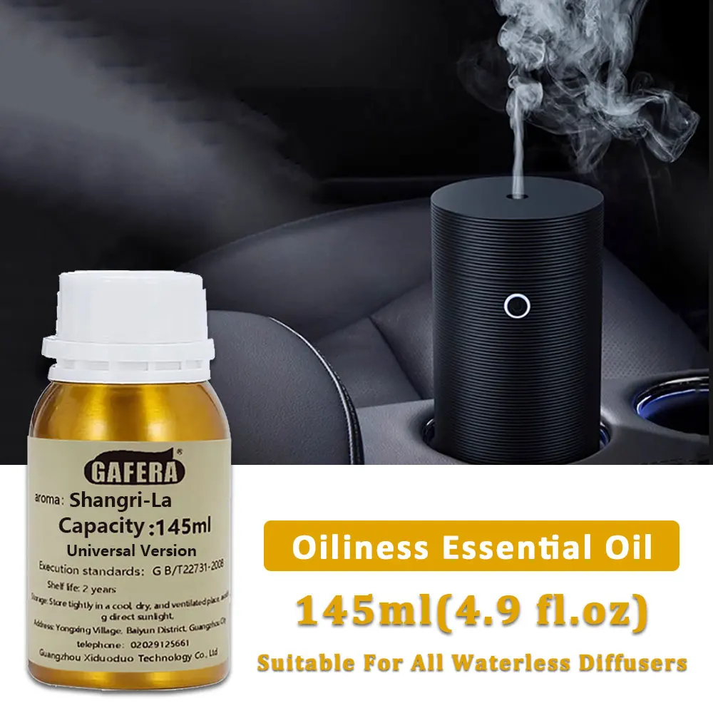 GAFERA 145ml (4.9 fl.oz) Lime Basil And Citrus Essential Oils - For All Waterless Diffuser, Diffuser Replenish Aromatherapy Oil